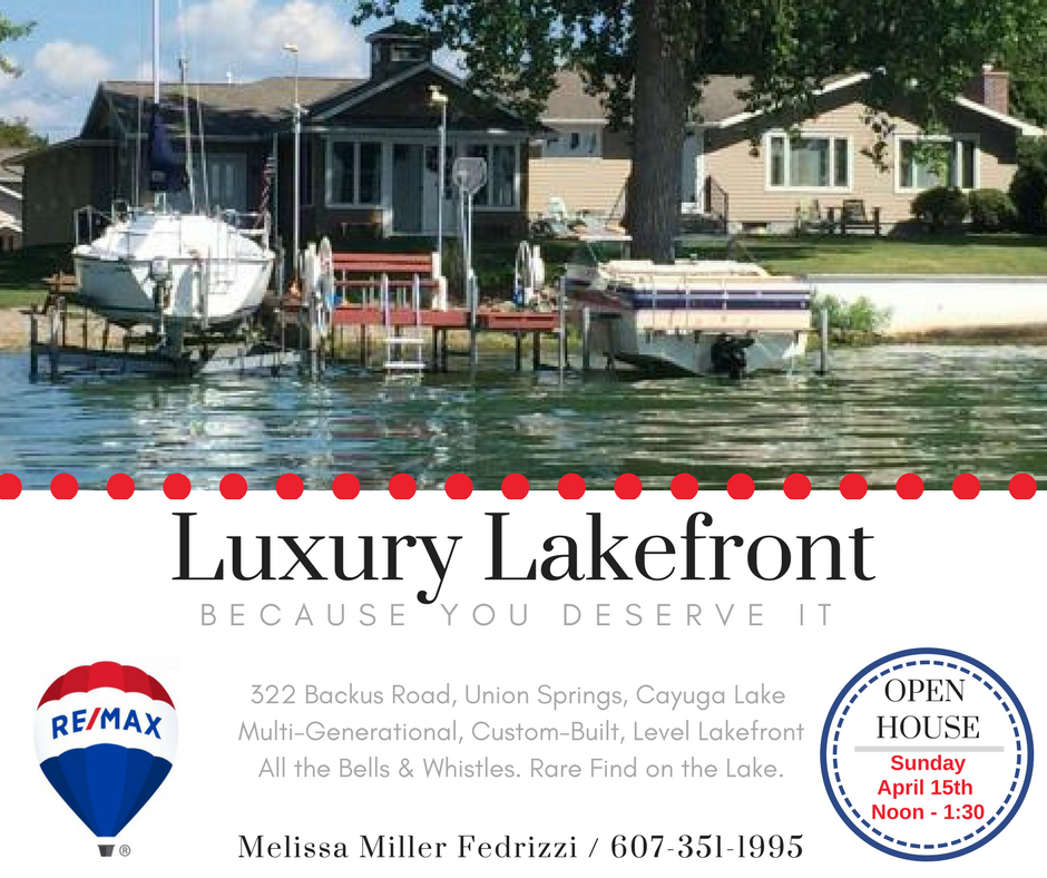 Luxury Lakefront 322 Backus Open House